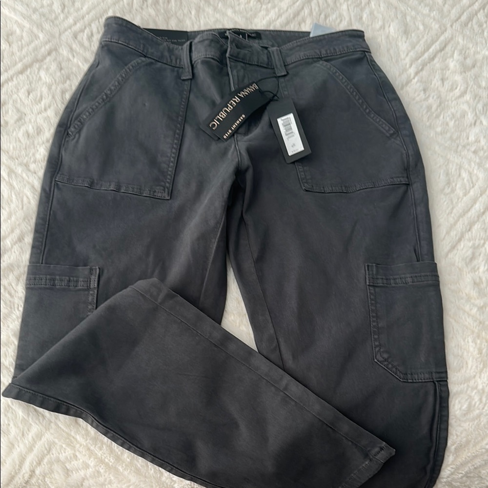 Banana Republic Dark Gray Utility Pants